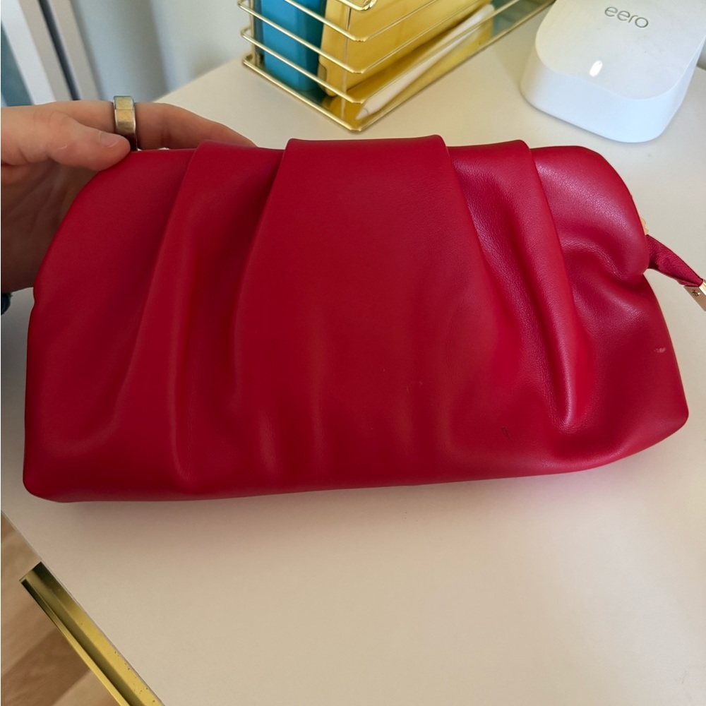 Elegant Red Clutch Bag